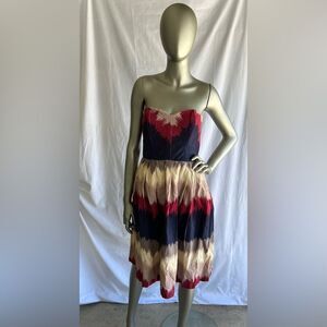 COREY LYNN CALTER Anthropologie strapless jewel-tone dress, size 4